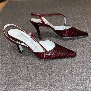 Cynthia Rowley Burgundy Heels